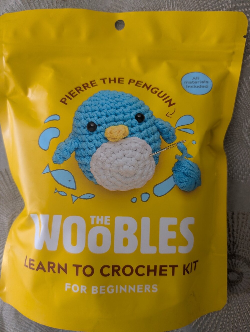 The Woobles Pierre the Penguin Crochet Kit